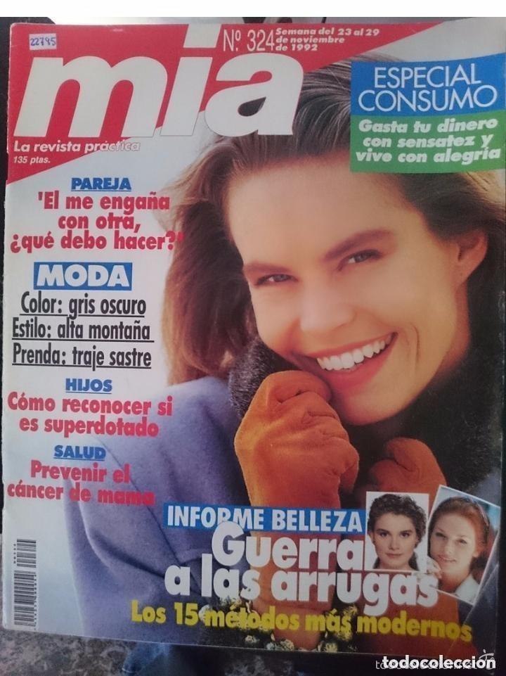 Coleccionismo de revistas y peri&oacute;dicos: MIA N 324 DEL 23 AL 29 NOVIEMBRE 1992 -CON PUBLICIDAD DE LA EPOCA-NOTICIAS-ETC
