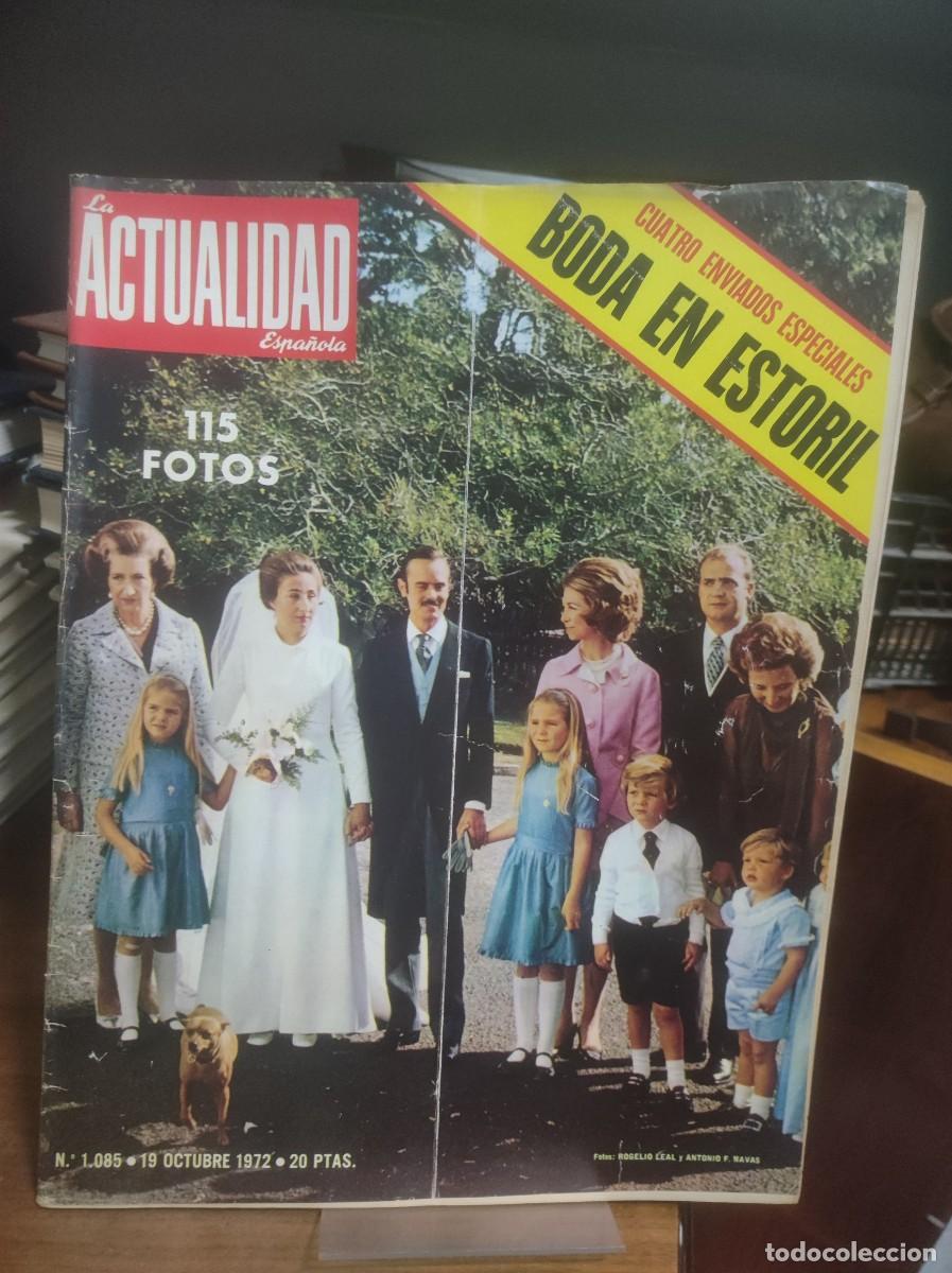 Colecionismo de Revistas e Jornais: La Actualidad Espa&ntilde;ola N&ordm; 1085 Boda en Estoril Enlace de la Infanta Margarita y Carlos Zurita / Foto