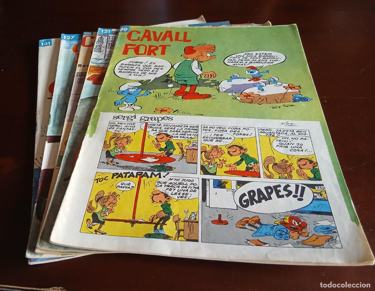 Colecionismo de Revistas e Jornais: LOTE DE 5 REVISTAS CAVALL FORT - N&ordm; 99 - 121 - 124- 127 -131 - GIRONA VIC I SOLSONA