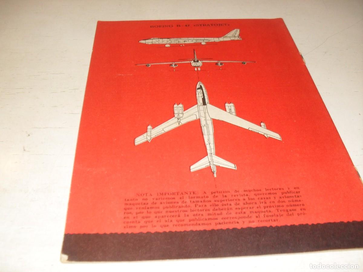 Coleccionismo de Revistas y Peri&oacute;dicos: BELLO RECORTABLE BOEING B-47 STRATOJET.REVISTA FLAPS 20,1961