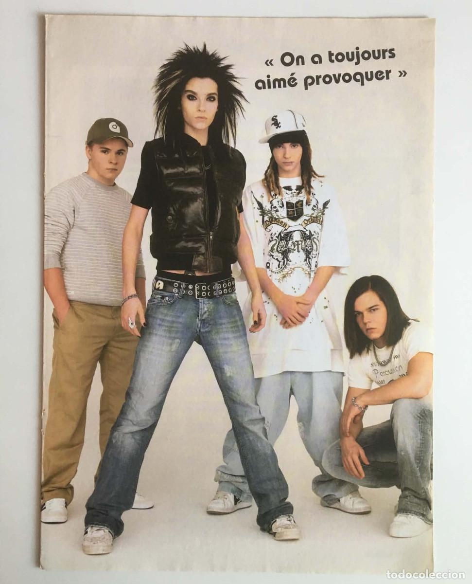 Colecionismo de Revistas e Jornais: Tokio Hotel Vintage Poster & Article Set A3 &ndash; Star Secret Magazine France Music