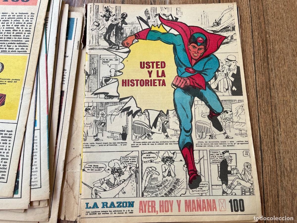 Coleccionismo de Revistas y Peri&oacute;dicos: LA RAZ&Oacute;N AYER HOY MA&Ntilde;ANA - 20 EJEMPLARES SUPLEMENTO A&Ntilde;OS 60