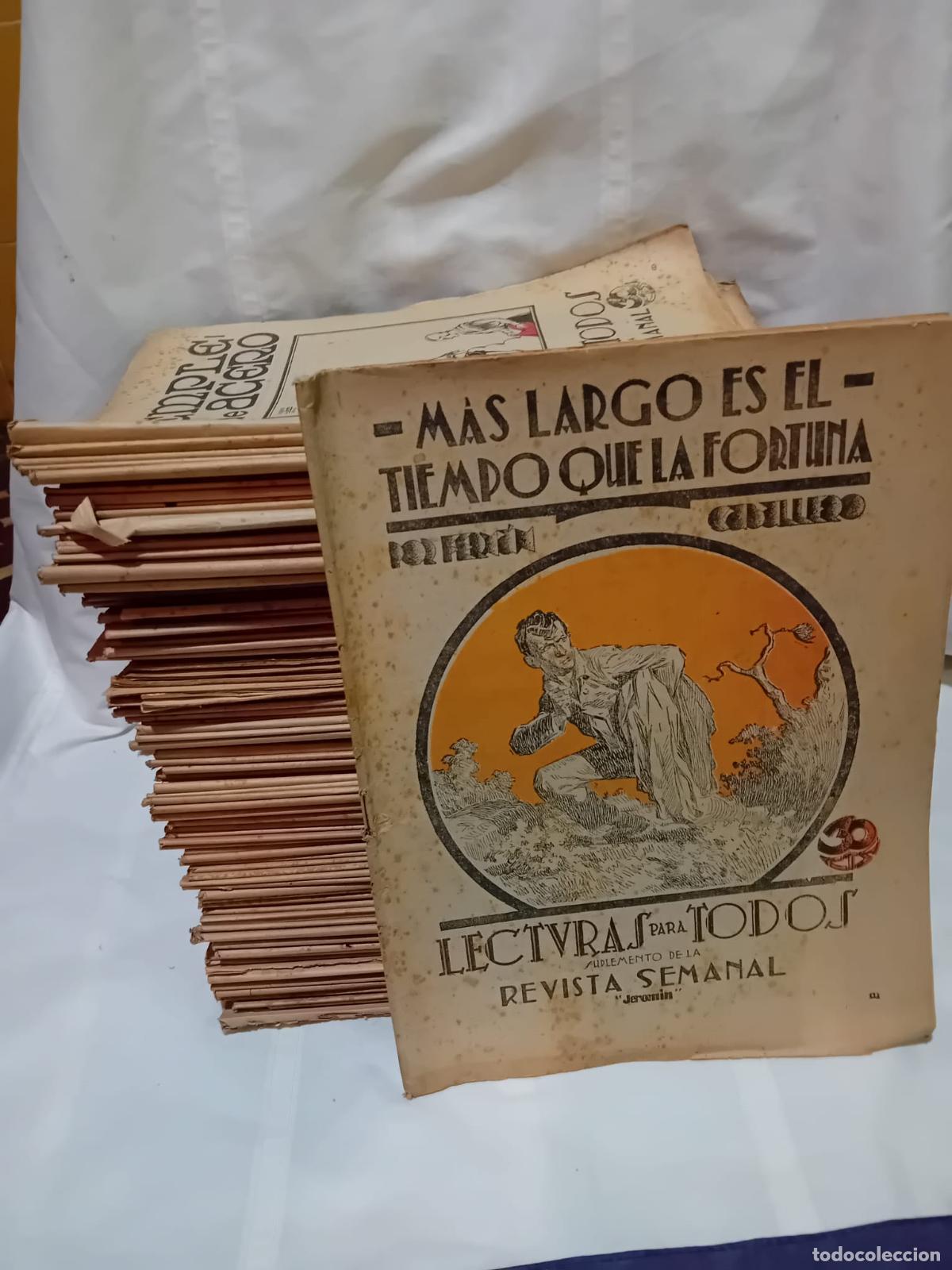 Coleccionismo de Revistas y Peri&oacute;dicos: Revista Lecturas Para Todos - 110 Revistas - Ver listado n&uacute;meros