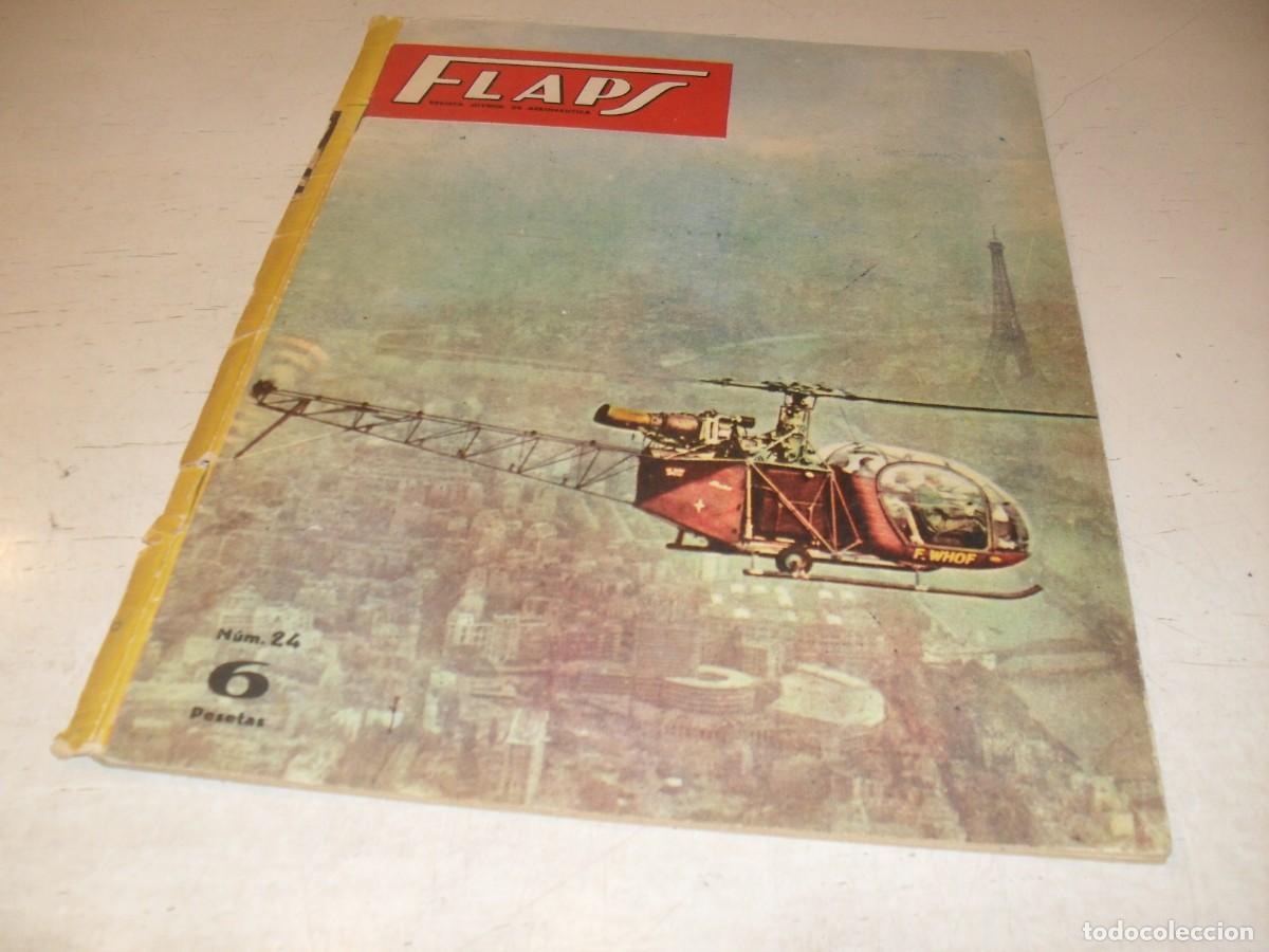 Collectionnisme de Revues et Journaux: BELLA LAMINA,IDEAL PARA ENMARCAR,CON MODELO HELICOPERO 1961.REVISTA FLAPS 24,1961