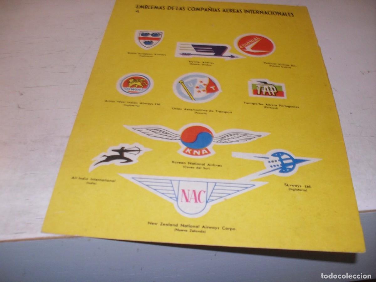 Coleccionismo de Revistas y Peri&oacute;dicos: BELLA LAMINA,IDEAL PARA ENMARCAR:AVION VOLANDO BAJO/EMBLEMAS.REVISTA FLAPS 21,1961