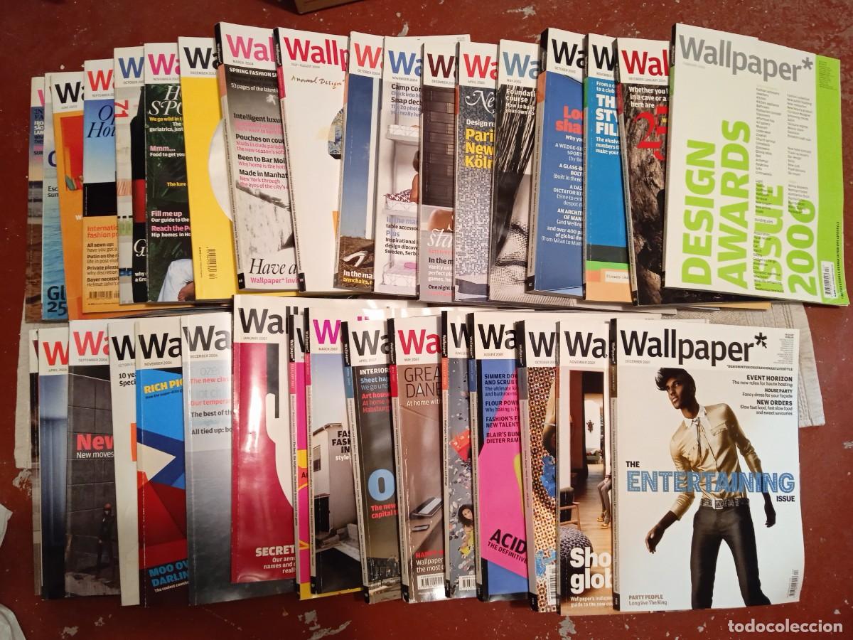 Coleccionismo de Revistas y Peri&oacute;dicos: Revista WALLPAPER, 72 ejemplares (entre marzo 2006 hasta abril 2011)