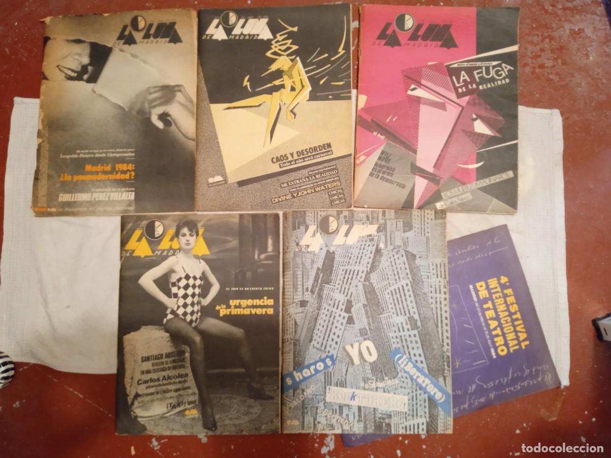 Coleccionismo de Revistas y Peri&oacute;dicos: La Luna de Madrid, 5 primeros ejemplares (11/1983 a 3/1984)