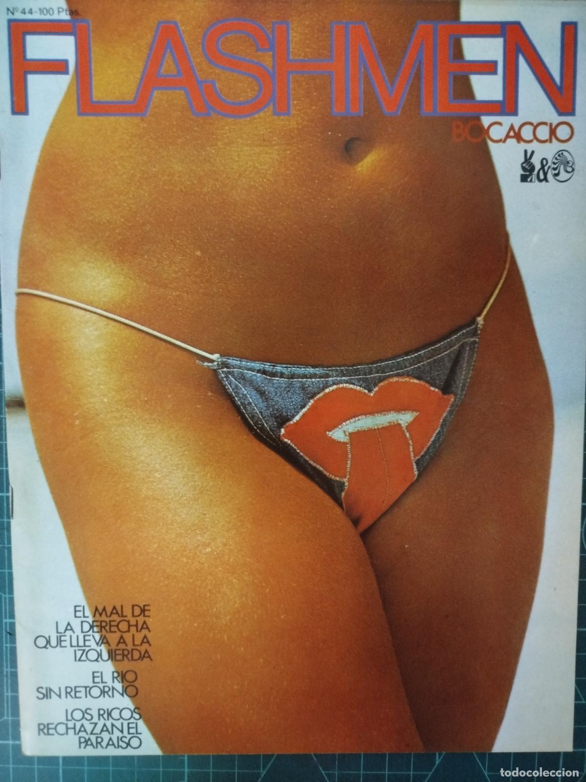 Coleccionismo de revistas y peri&oacute;dicos: REVISTA FLASHMEN N&ordm; 44 GAUCHE DIVINE BOCACCIO. JODOROWSKI, EL IMPERIO DE LOS SENTIDOS