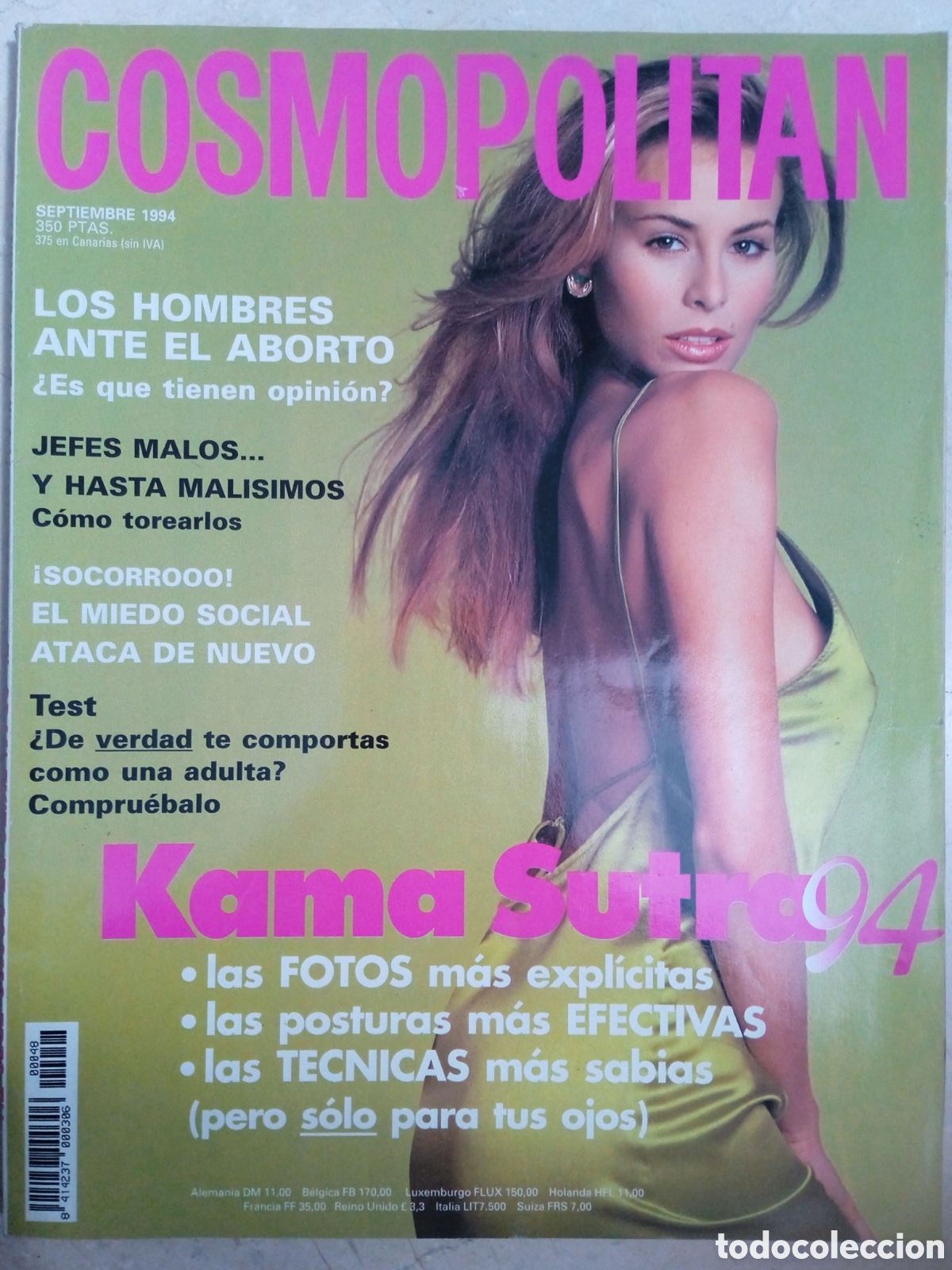 Coleccionismo de Revistas y Peri&oacute;dicos: Cosmopolitan sept '94 portada Niki Taylor