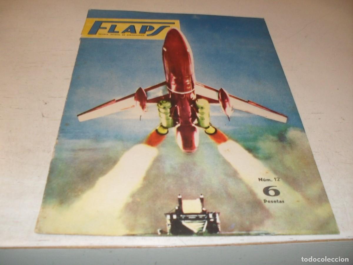 Coleccionismo de Revistas y Peri&oacute;dicos: BELLA LAMINA,IDEAL PARA ENMARCAR:SPUCKNIK/ALAS Y BLASONES .REVISTA FLAPS 12,1961