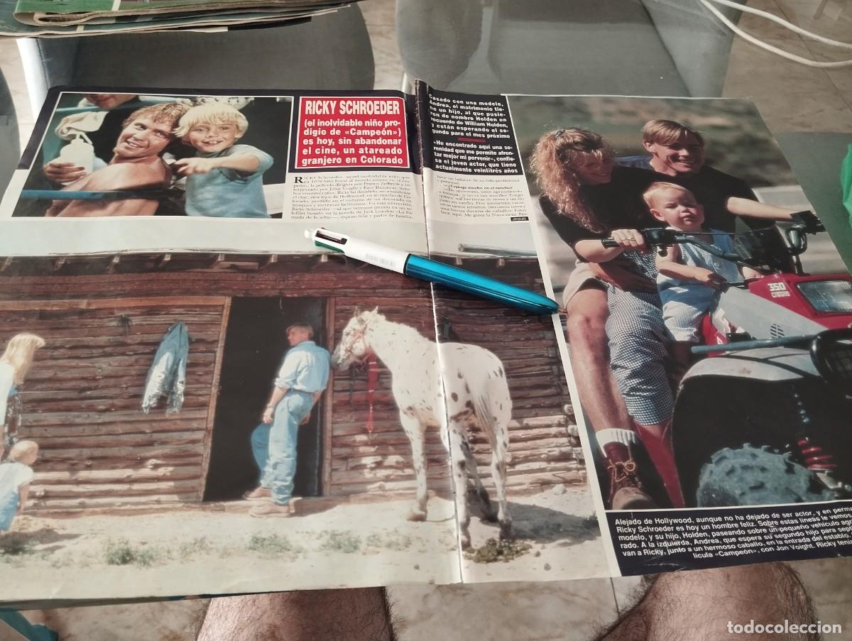 Coleccionismo de revistas y peri&oacute;dicos: RICKY SCHROEDER NI&Ntilde;O PRODIGIO DE CAMPEON RECORTE REVISTA 6 P&Aacute;GINAS 1993