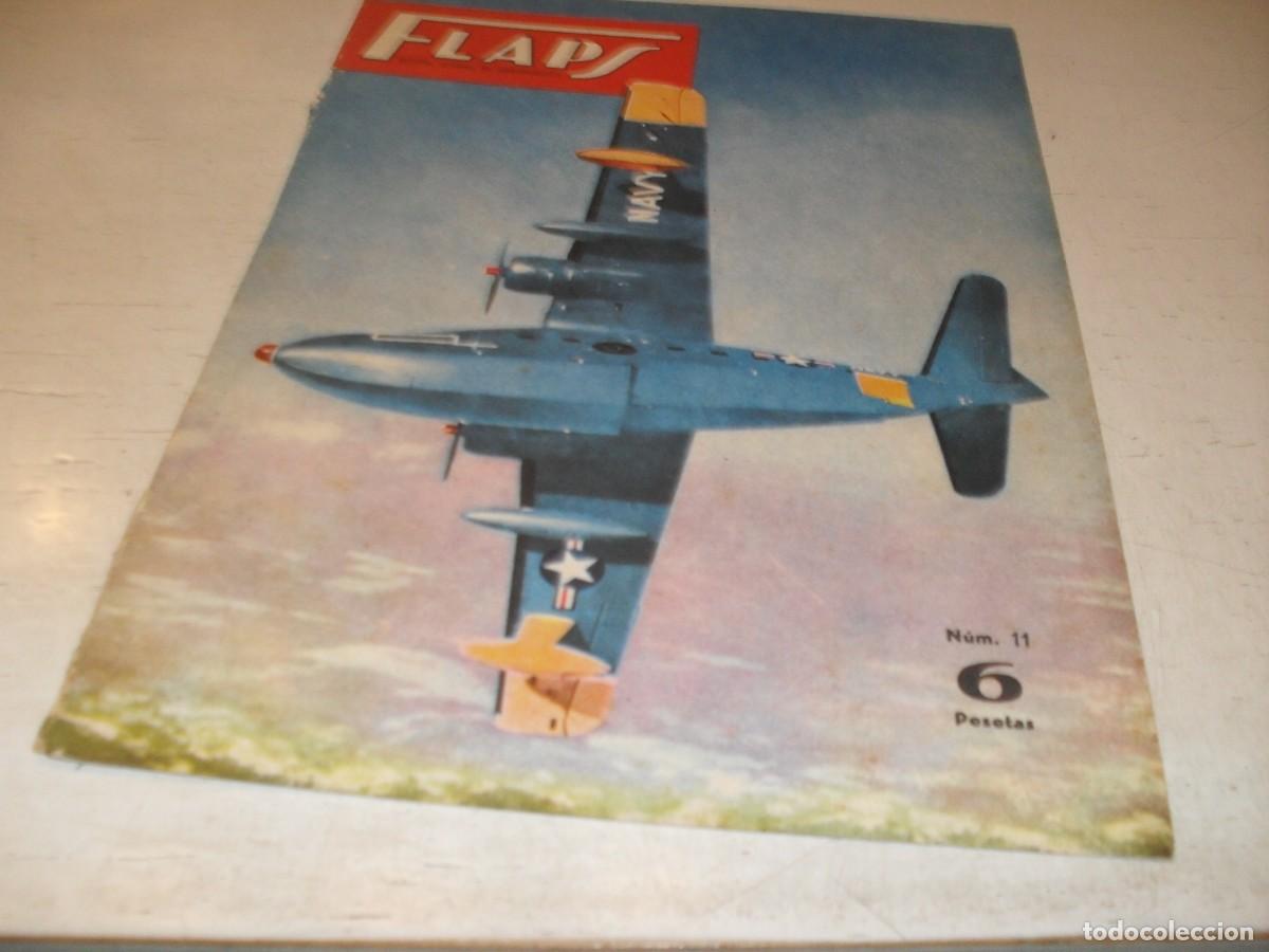 Coleccionismo de Revistas y Peri&oacute;dicos: BELLA LAMINA,IDEAL PARA ENMARCAR:BIMOTOR/ESCARAPELAS .REVISTA FLAPS 11,1961