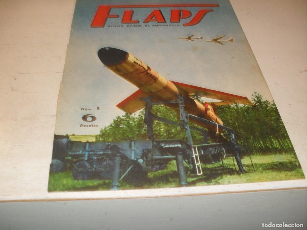Coleccionismo de Revistas y Peri&oacute;dicos: BELLA LAMINA,IDEAL PARA ENMARCAR:LANZADERA/ALAS Y BLASONES .REVISTA FLAPS 9,1961