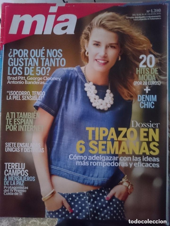 Coleccionismo de Revistas y Peri&oacute;dicos: MIA - N 1.398 - DEL 10 AL 16 JULIO 2013 -CON PUBLICIDAD DE LA EPOCA-NOTICIAS-ETC