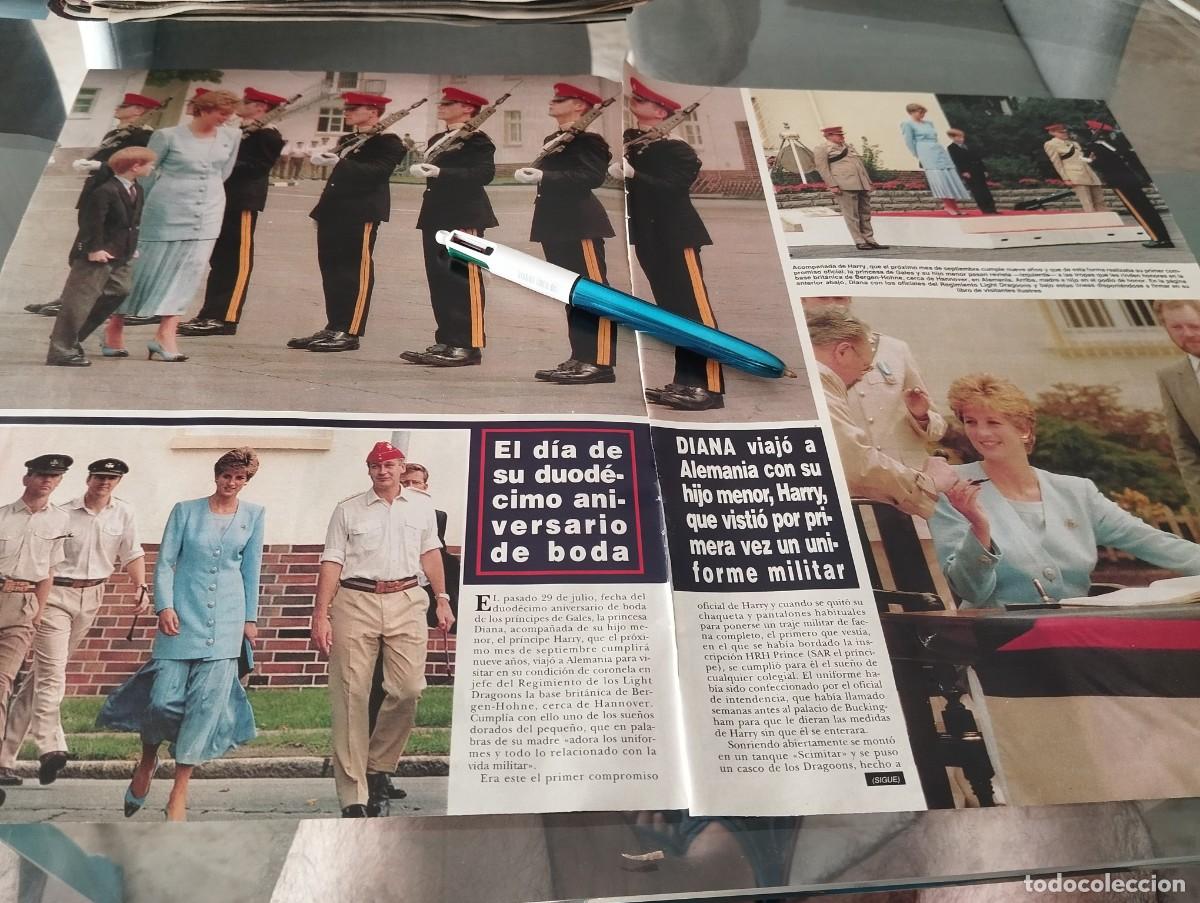 Coleccionismo de revistas y peri&oacute;dicos: DIANA DE GALES LADY DI CON SU HIJO HARRY RECORTE REVISTA 3 P&Aacute;GINAS 1993