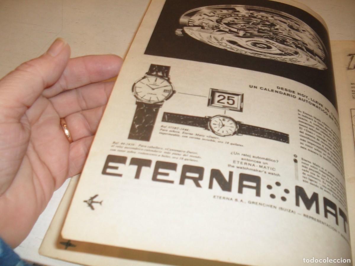 Coleccionismo de Revistas y Peri&oacute;dicos: RARA LAMINA PUBLICITARIA RELOJ ETERNA MATIC,REVISTA FLAPS 1,1961