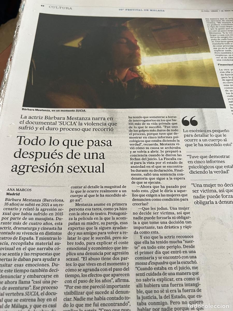Coleccionismo de Revistas y Peri&oacute;dicos: B&Agrave;RBARA MESTANZA. SUCIA. AGRESIONES SEXUALES.