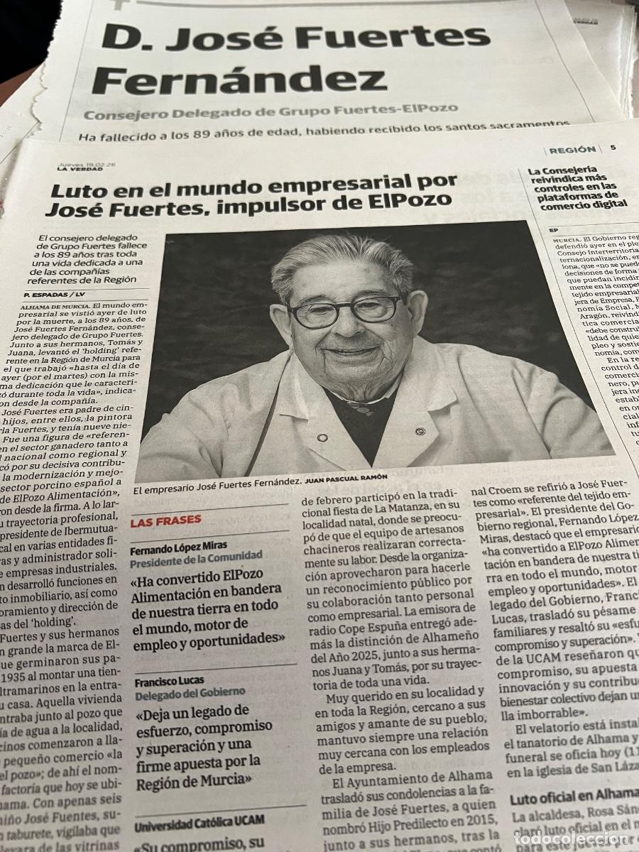 Collezionismo di Riviste e Giornali: JOS&Eacute; FUERTES. GRUPO EL POZO ALHAMA DE MURCIA.