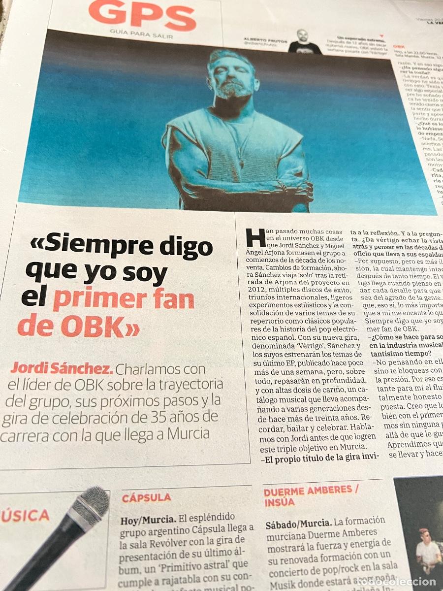 Collezionismo di Riviste e Giornali: OBK. JORDI S&Aacute;NCHEZ. TECHNO POP.