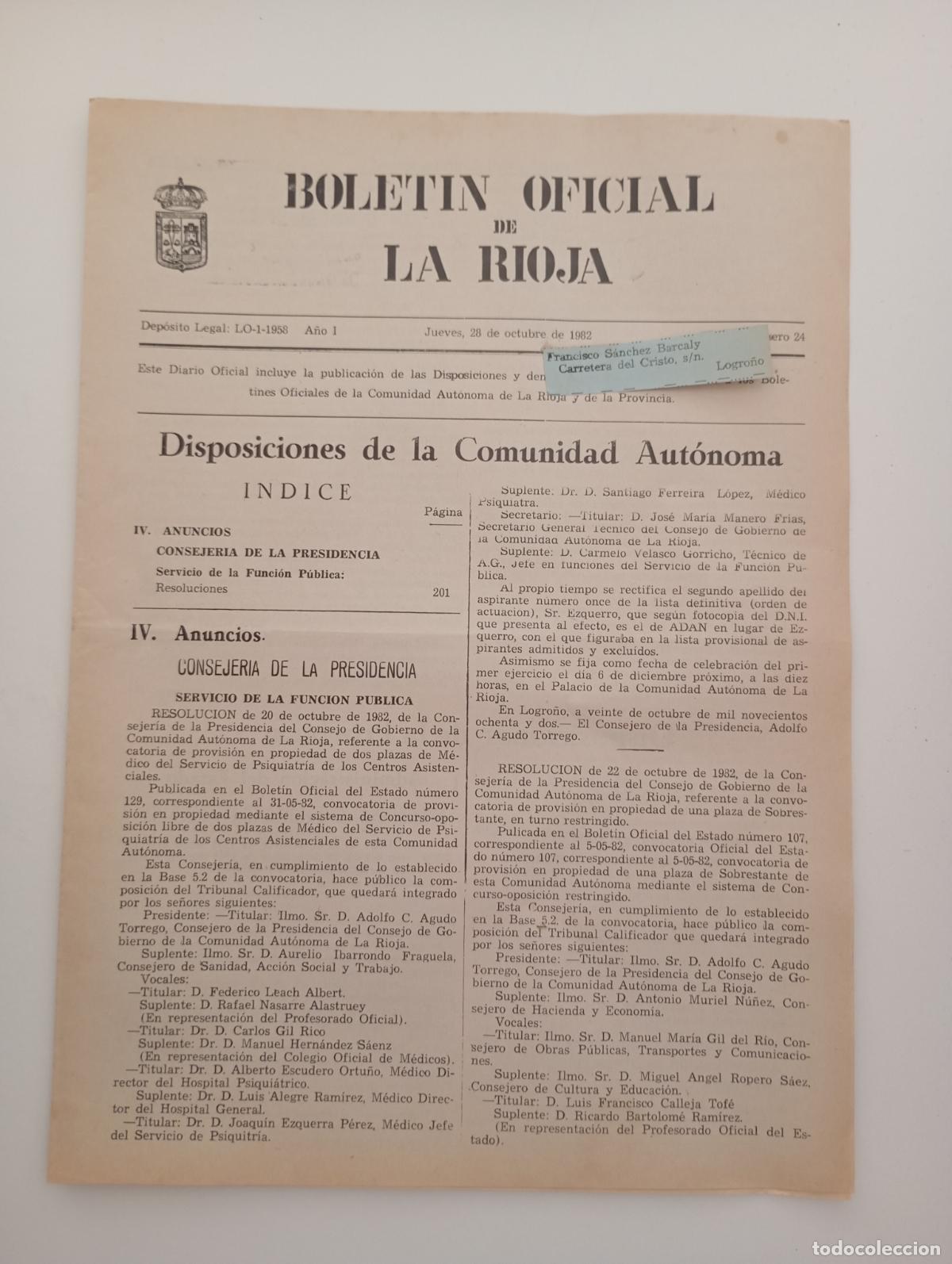 Coleccionismo de Revistas y Peri&oacute;dicos: REVISTA LA RIOJA. TDKR91