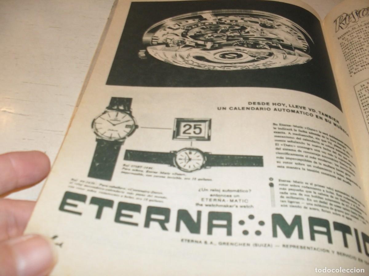 Coleccionismo de Revistas y Peri&oacute;dicos: BELLA LAMINA PUBLICITARIA RELOJ ETERNA MATIC,REVISTA FLAPS 3,1961