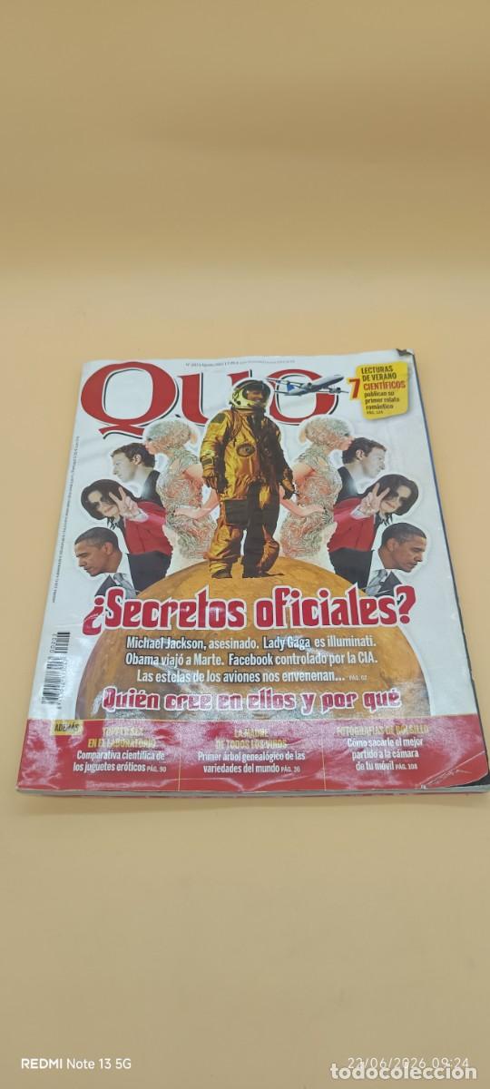 Coleccionismo de Revistas y Peri&oacute;dicos: REVISTA QUO N.203-AGOSTO 2012