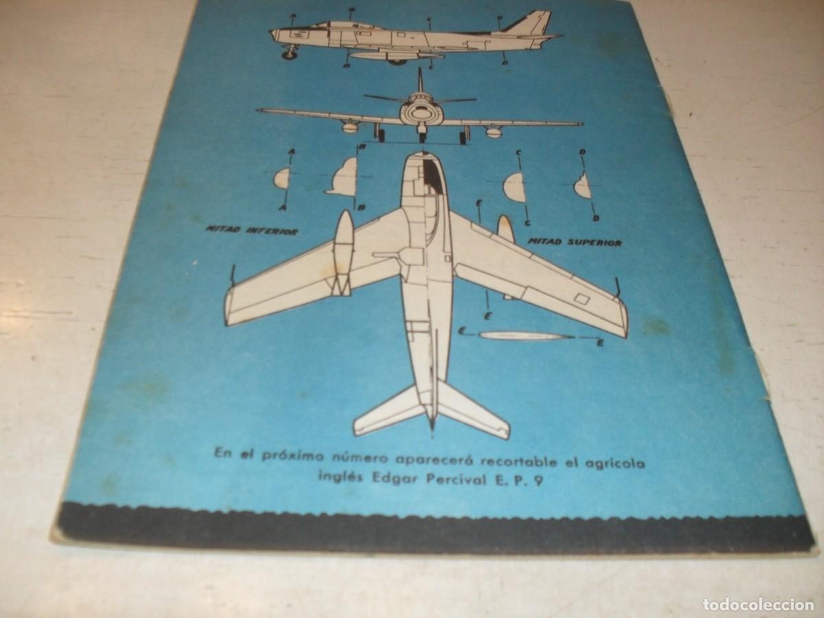 Coleccionismo de Revistas y Peri&oacute;dicos: BELLO RECORTABLE NORTH AMERICAN F-86 SABRE.REVISTA FLAPS 6,1961