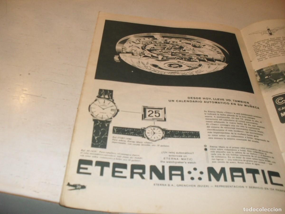 Coleccionismo de Revistas y Peri&oacute;dicos: BELLA LAMINA PUBLICITARIA RELOJ ETERNA MATIC.REVISTA FLAPS 6,1961