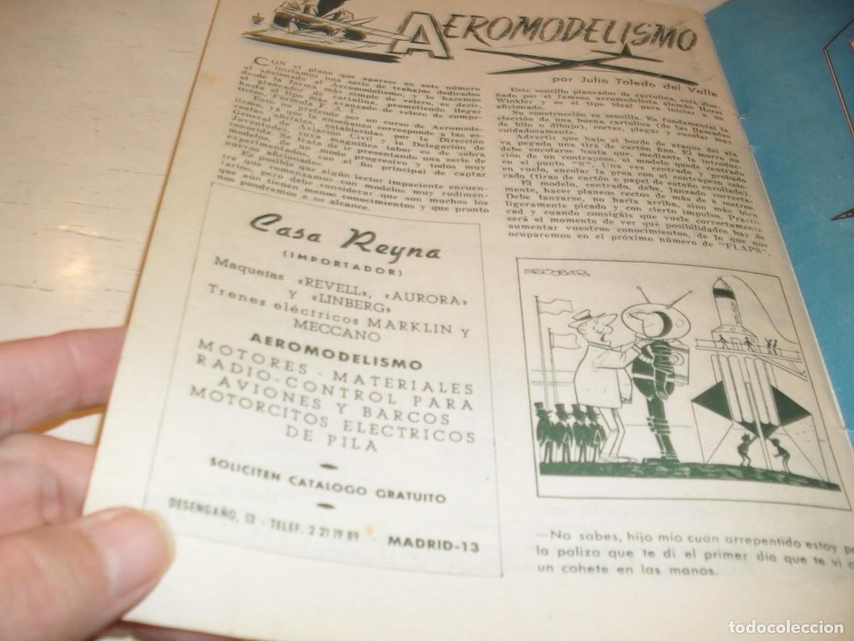 Coleccionismo de revistas y peri&oacute;dicos: BELLA LAMINA PUBLICIDAD MODELISMO GARCIA+CHISTE ESCOBAR.REVISTA FLAPS 6,1961