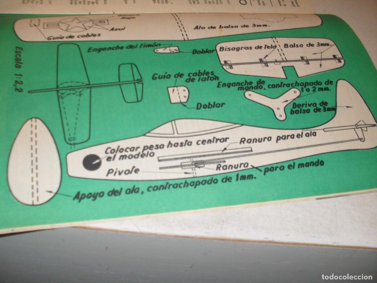 Colecionismo de Revistas e Jornais: BELLO RECORTABLE DE LA MAQUETA AEROMODELISMO WHIP-POWER.REVISTA FLAPS 8,1961
