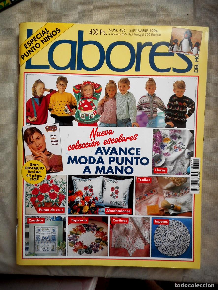 Collectionnisme de Revues et Journaux: REVISTA LABORES DEL HOGAR N&ordm;436 (SEPTIEMBRE 1994) -INCLUYE PATRONES-