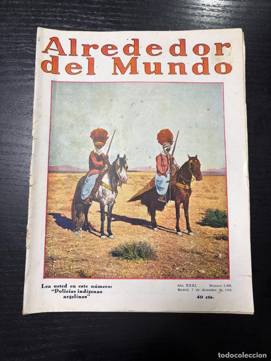 Coleccionismo de Revistas y Peri&oacute;dicos: ALREDEDOR DEL MUNDO. N&ordm; 1590. DICIEMBRE 1929. EL DESGASTE DE LOS CA&Ntilde;ONES DE ARTILLER&Iacute;A. LEER
