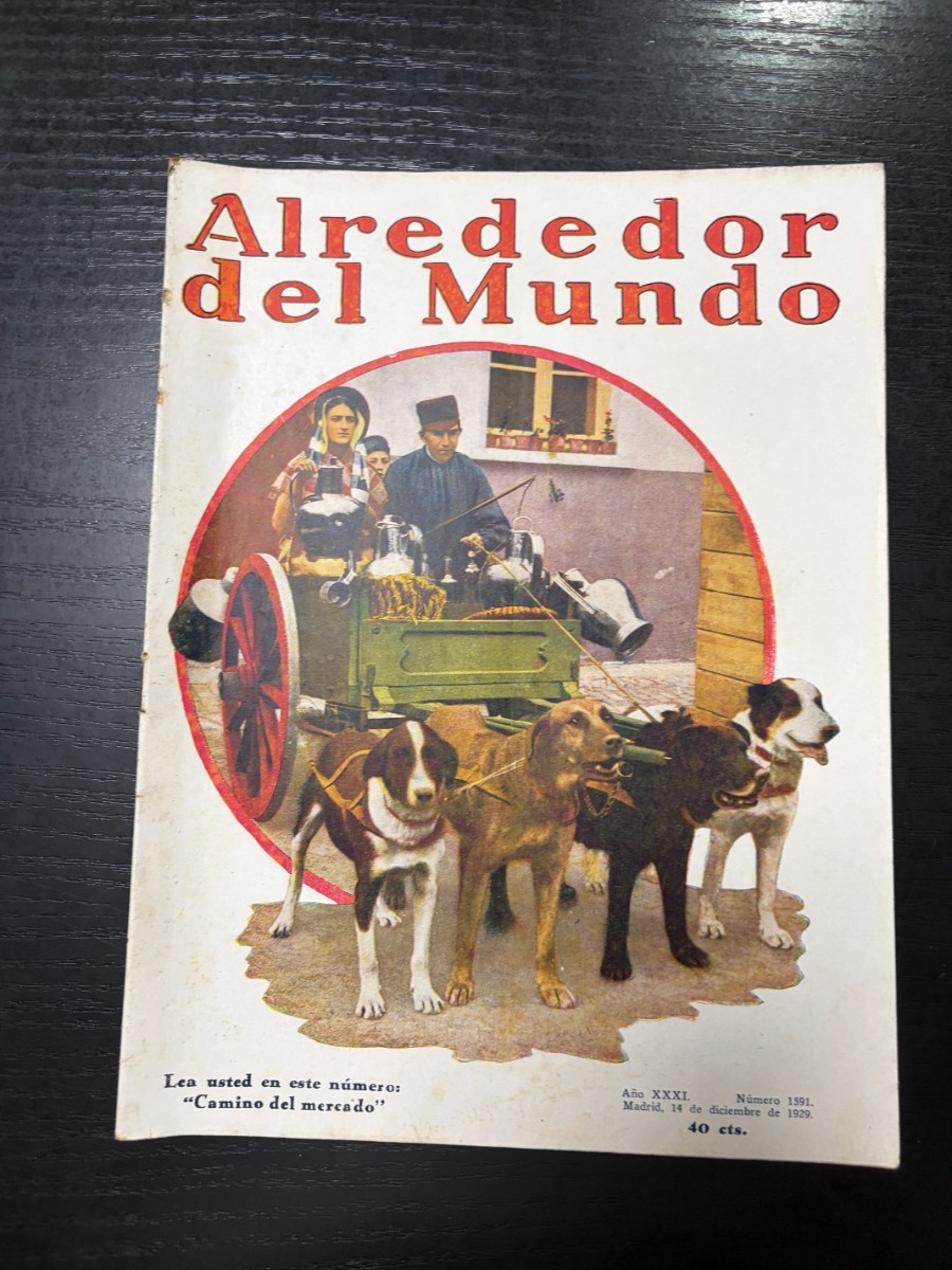 Coleccionismo de Revistas y Peri&oacute;dicos: ALREDEDOR DEL MUNDO. N&ordm; 1591. DICIEMBRE 1929. LA MAGNETOBR&Uacute;JULA AUXILIAR DEL AVIADOR. LEER