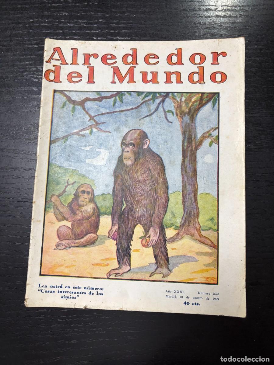 Coleccionismo de Revistas y Peri&oacute;dicos: ALREDEDOR DEL MUNDO. N&ordm; 1573. AGOSTO 1929. LA CATEDRAL DE SIG&Uuml;ENZA. LEER
