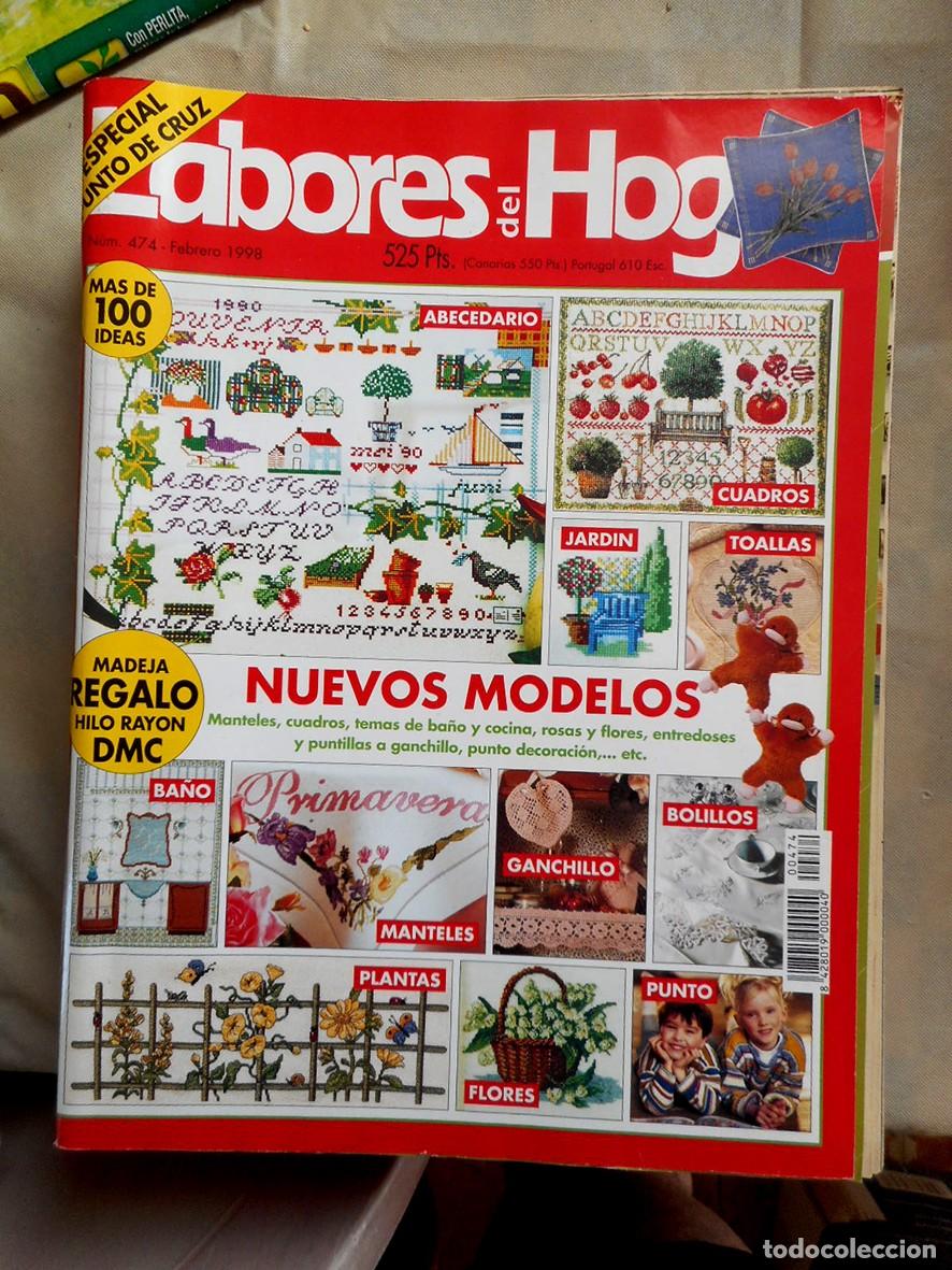 Collectionnisme de Revues et Journaux: REVISTA LABORES DEL HOGAR N&ordm;474 (FEBRERO 1998) -INCLUYE PATRONES-