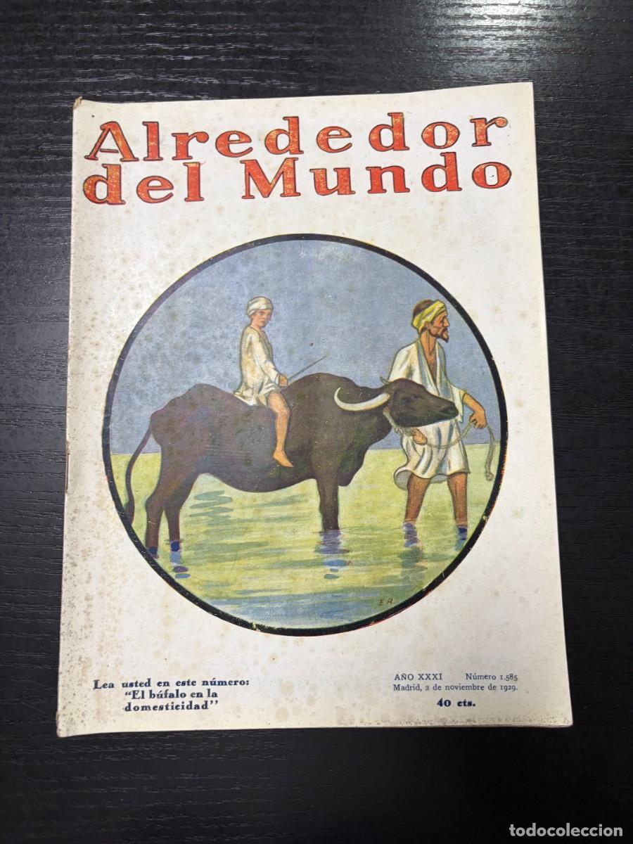 Coleccionismo de Revistas y Peri&oacute;dicos: ALREDEDOR DEL MUNDO. N&ordm; 1585. NOVIEMBRE 1929. EDISON ILUMINA LA TIERRA. LEER