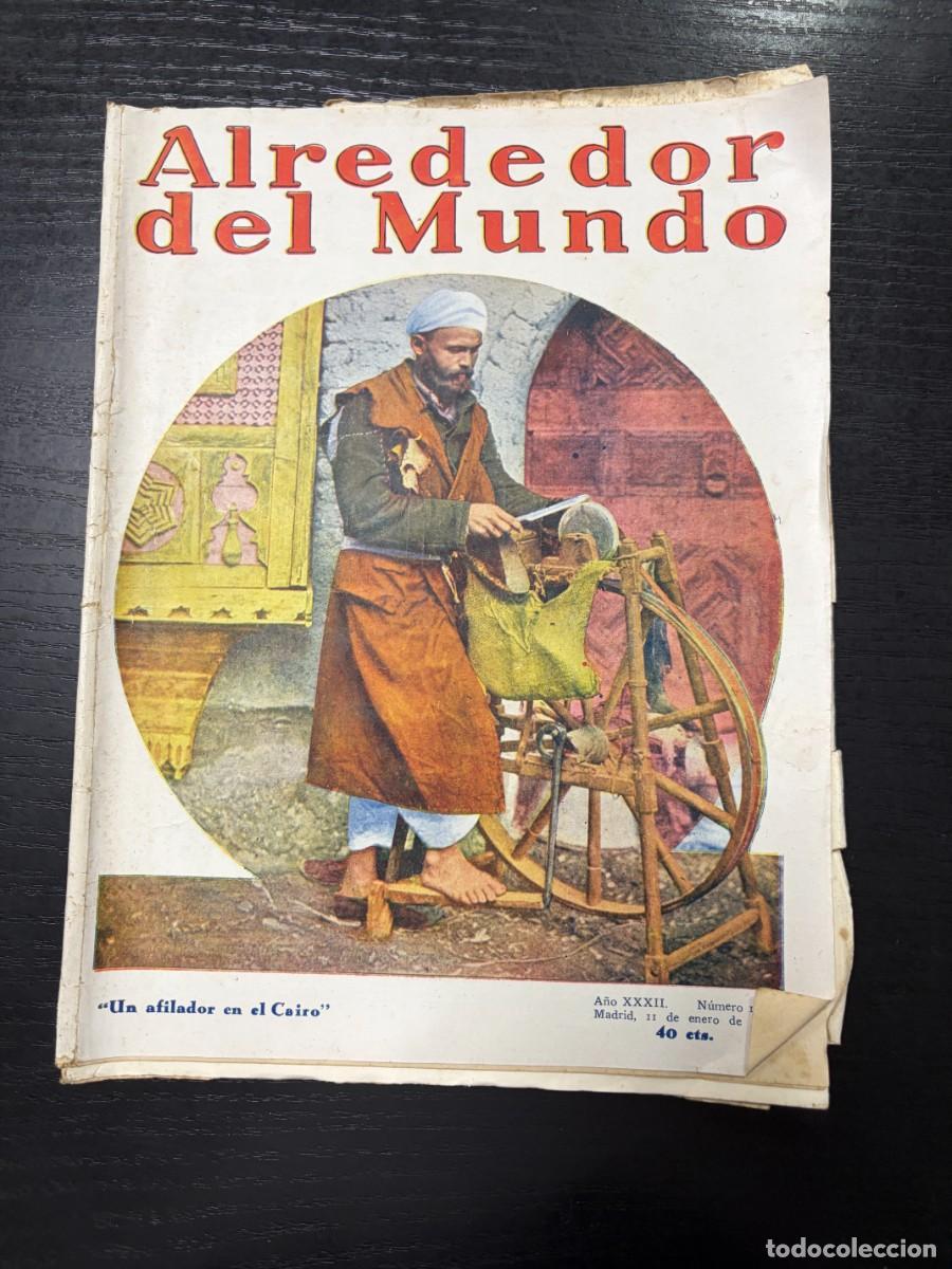 Coleccionismo de Revistas y Peri&oacute;dicos: ALREDEDOR DEL MUNDO. N&ordm; 1595. ENERO 1930.LA REINA CRISTINA ALEJANDRA DE SUECIA. LEER