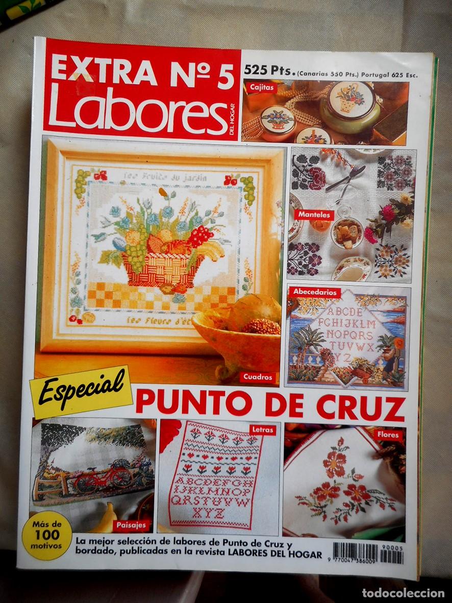 Coleccionismo de Revistas y Peri&oacute;dicos: REVISTA LABORES DEL HOGAR EXTRA N&ordm;5 -ESPECIAL PUNTO DE CRUZ-