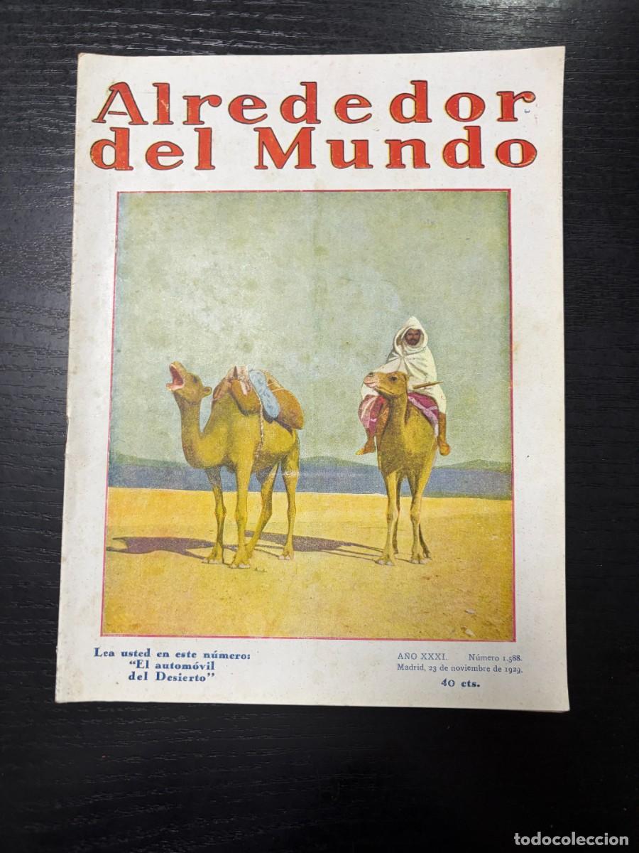 Coleccionismo de Revistas y Peri&oacute;dicos: ALREDEDOR DEL MUNDO. N&ordm; 1588. NOVIEMBRE 1929. EL CASTILLO DE BELMONTE. LEER