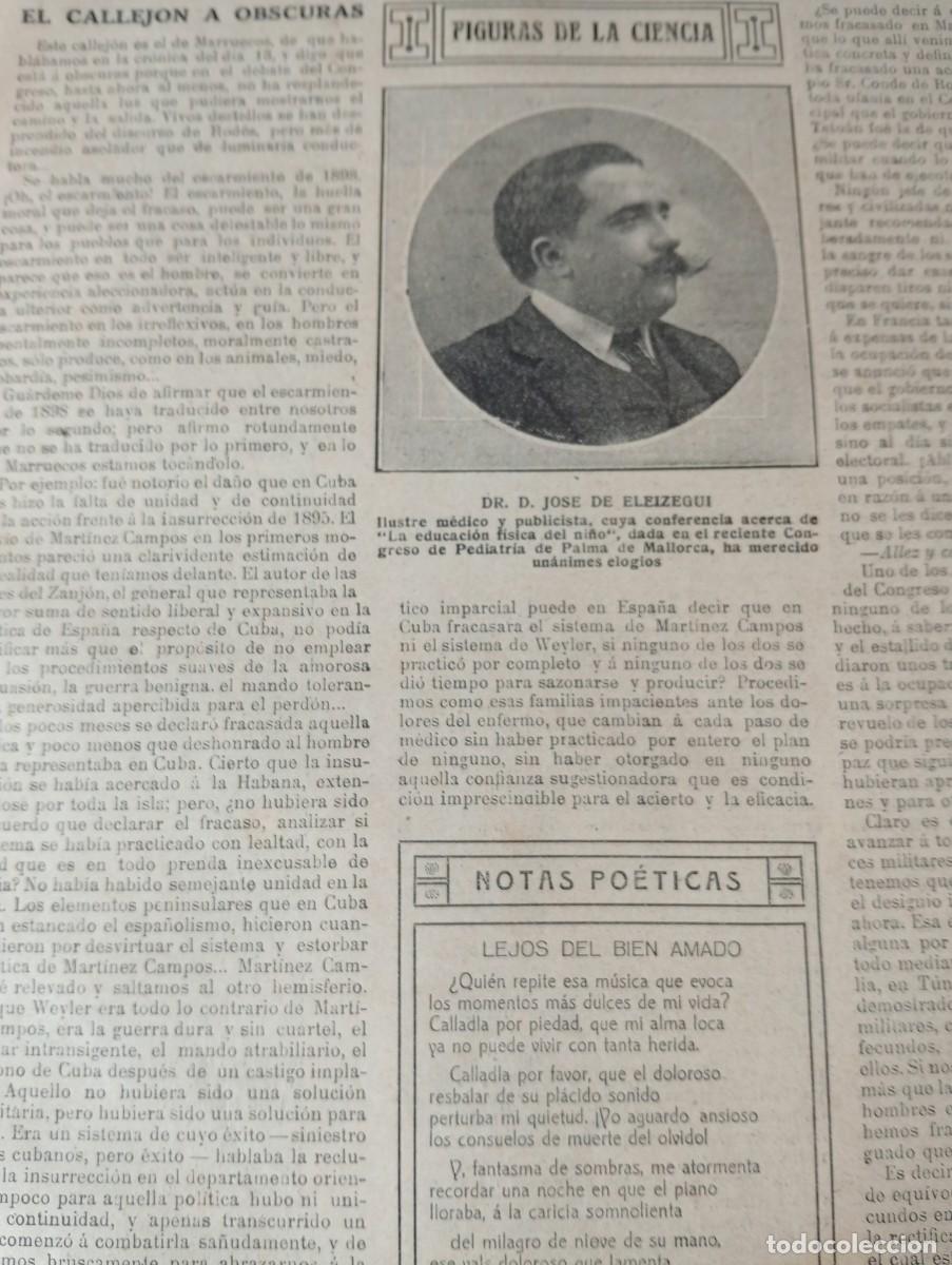 Coleccionismo de Revistas y Peri&oacute;dicos: REVISTA ENTERA A&Ntilde;O 1914 CONGRESO DE PEDIATRIA EN PALMA DE MALLORCA JOSE DE ELEIZEGUI PEGAGOGO