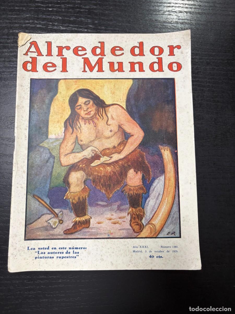 Coleccionismo de Revistas y Peri&oacute;dicos: ALREDEDOR DEL MUNDO. N&ordm; 1580. OCTUBRE 1929. LUCHA DE HOMBRES Y BESTIAS. LEER