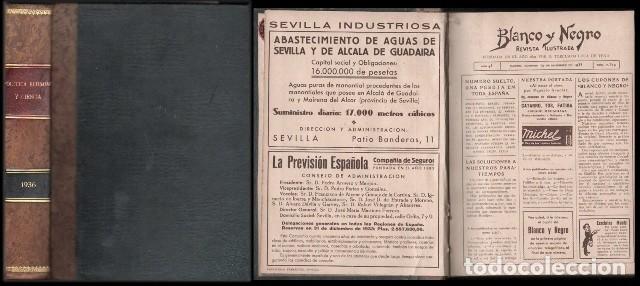 Sammeln von Zeitschriften und Zeitungen: REVISTA BLANCO Y NEGRO A&Ntilde;O 1936 - A-REVIL-1013