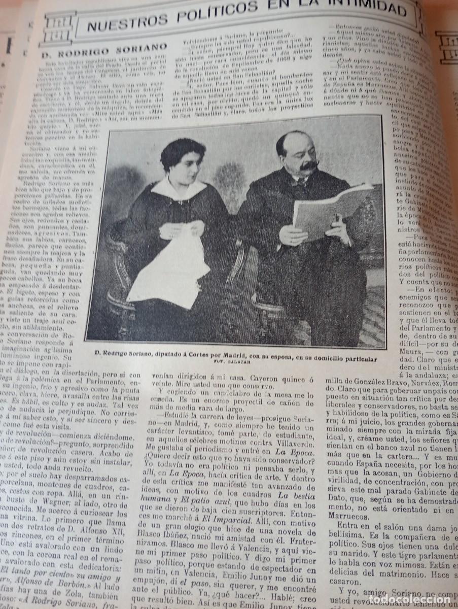 Coleccionismo de Revistas y Peri&oacute;dicos: REVISTA ENTERA A&Ntilde;O 1914 NARCISO DIAZ DE ESCOVAR DE MALAGA RODRIGO SORIANO MANUEL SERES DE GRANADA