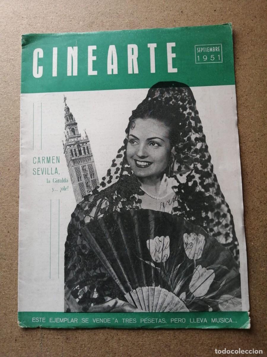 Colecionismo de Revistas e Jornais: CINEARTE (SEPTIEMBRE 1951) CARMEN SEVILLA