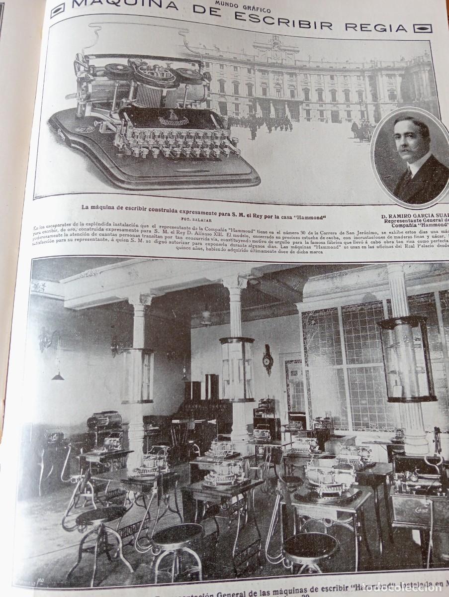 Sammeln von Zeitschriften und Zeitungen: REVISTA ENTERA A&Ntilde;O 1914 CENTRO ARAGONES DE BARCELONA MAQUINA DE ESCRIBIR HAMMOND LA VILLA DE PARIS