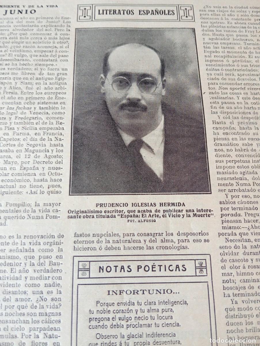 Sammeln von Zeitschriften und Zeitungen: REVISTA ENTERA A&Ntilde;O 1914 PRUDENCIO IGLESIAS HERMIDA REMO FEMENINO EN SANTA CRUZ DE TENERIFE ZIATA