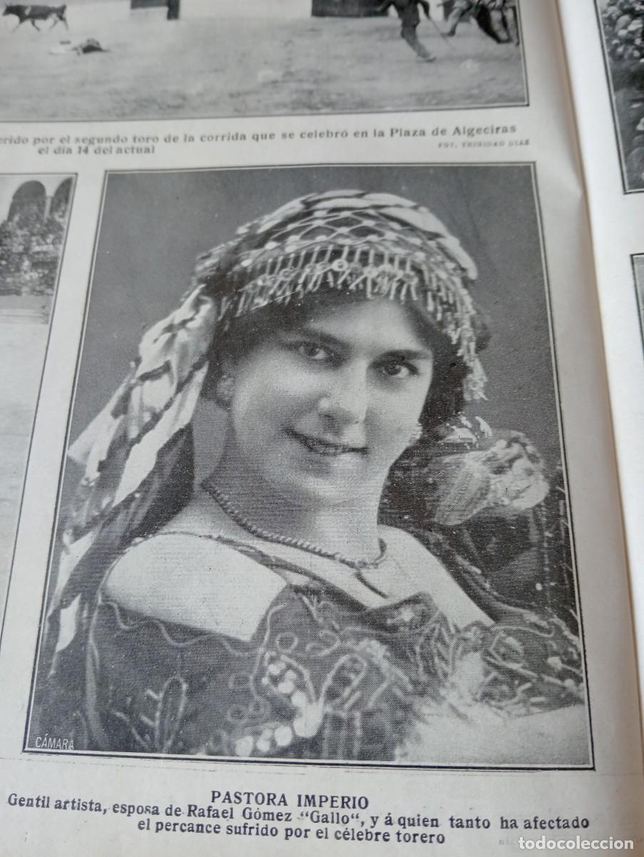 Coleccionismo de Revistas y Peri&oacute;dicos: REVISTA ENTERA A&Ntilde;O 1914 PASTORA IMPERIO FERROL MARQUESES DE AMBOAGE MOTO CLUB MADRID LLIVIRIA