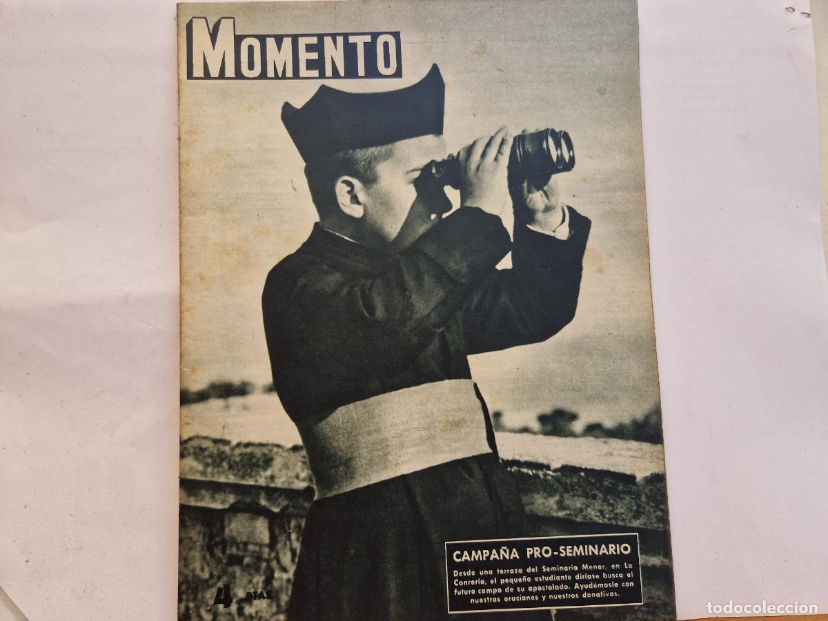 Sammeln von Zeitschriften und Zeitungen: REVISTA. MOMENTO. CAMPA&Ntilde;A PRO-SEMINARIO. 18 DE MARZO 1957