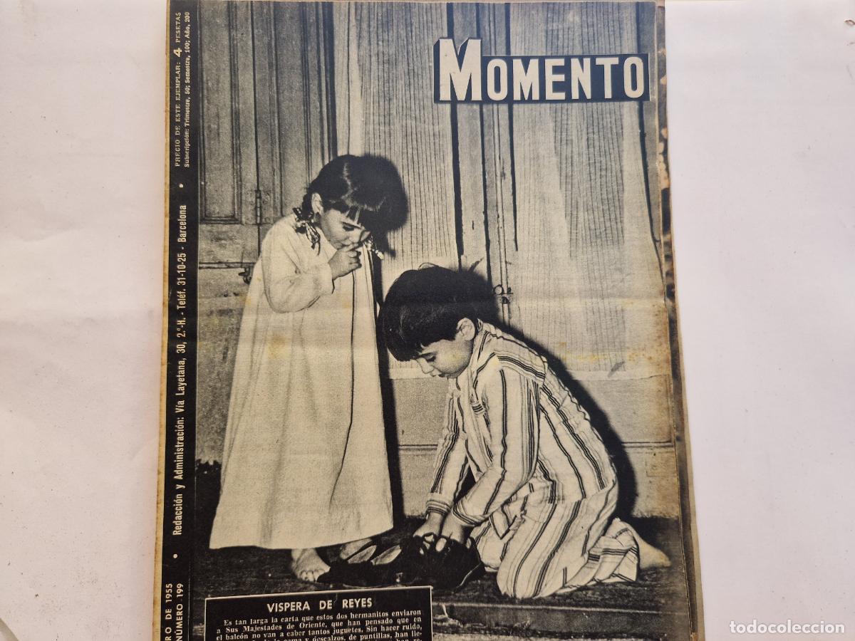 Coleccionismo de revistas y peri&oacute;dicos: REVISTA. MOMENTO. VISPERA DE REYES. 6 DE ENERO 1955