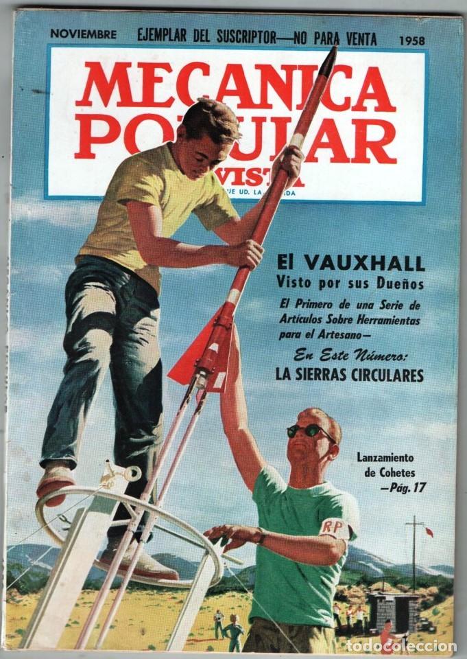Coleccionismo de revistas y peri&oacute;dicos: 1958 NOVIEMBRE MECANICA POPULAR EL VAUXHALL- EL GRAND PRIX DE LOS PIGMEOS-APALACHICOLA 164 P